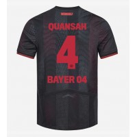 Camisa de Futebol Bayer Leverkusen Jarell Quansah #4 Equipamento Principal 2025-26 Manga Curta